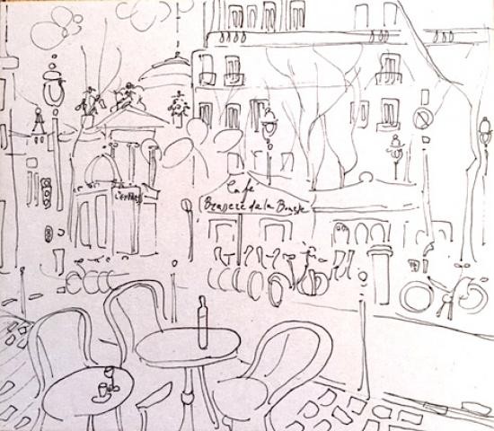 le café de la Bourse