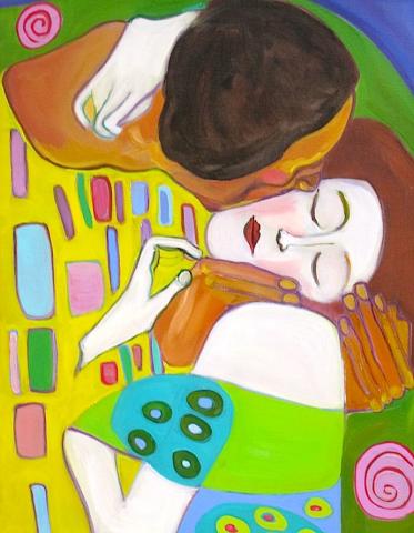 Klimt,le baiser